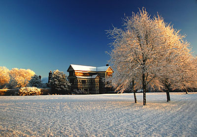 Little Moreton Hall in Winter